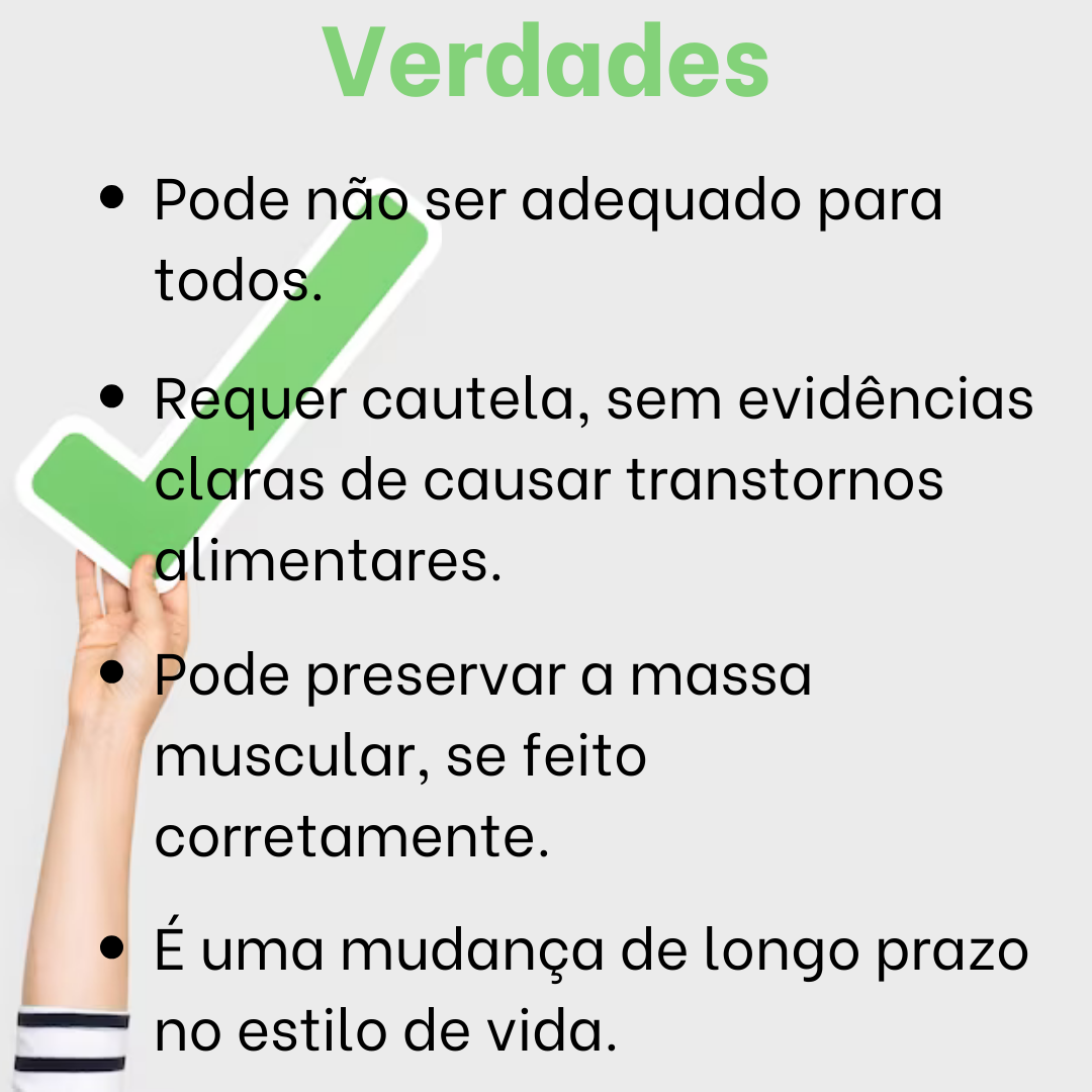 Verdades do Jejum Intermitente