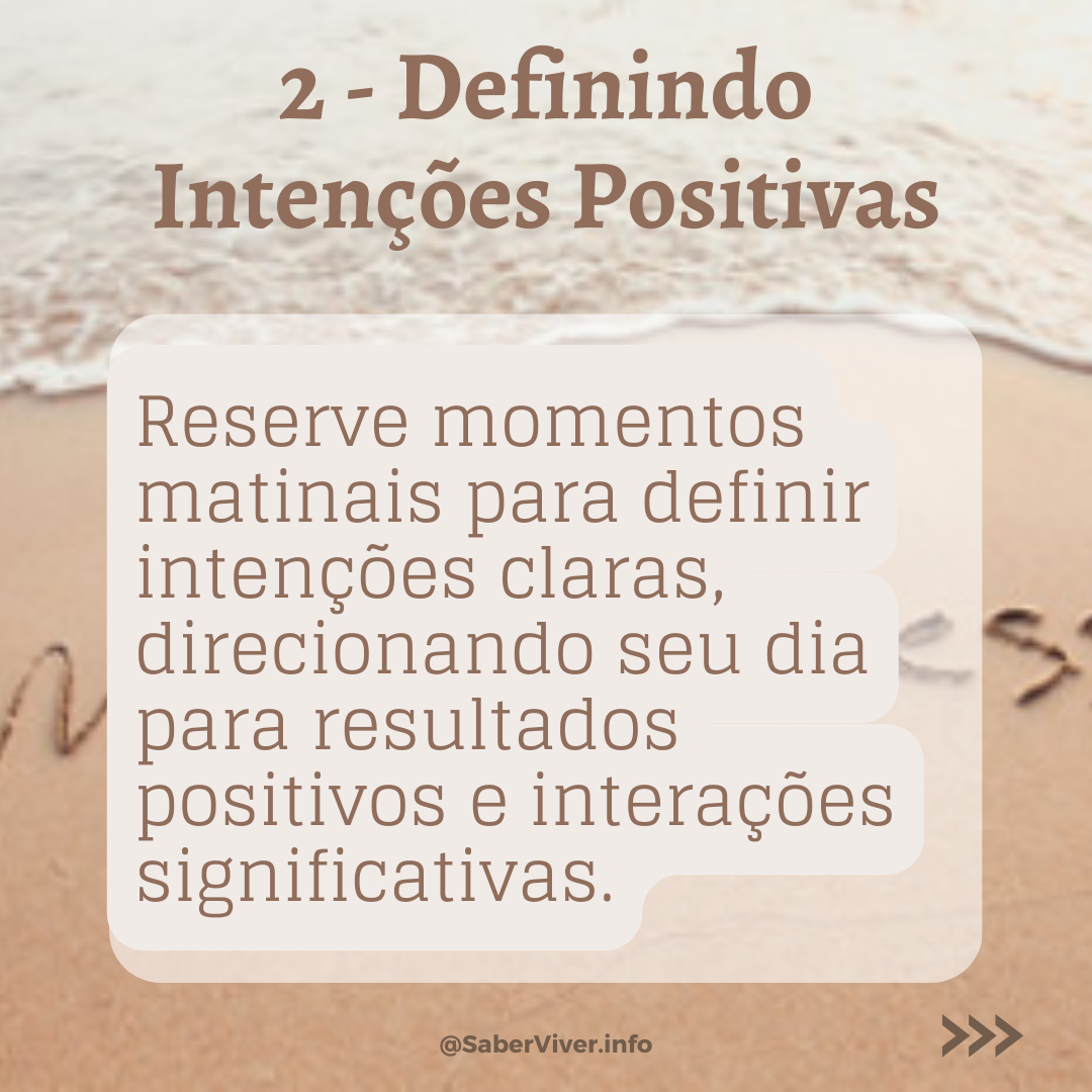 Passos para uma rotina matinal Mindfulness